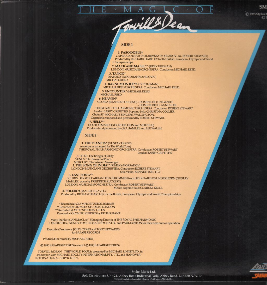 Torvill And Dean - Magic Of - Lp