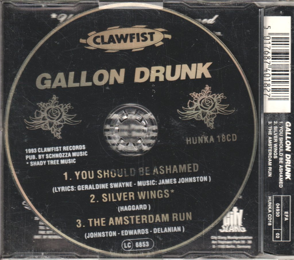 Gallon Drunk - You Should Be Ashamed - Cd