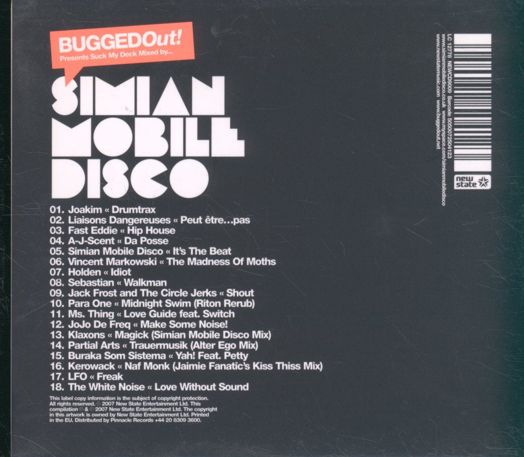 Simian Mobile Disco - Suck My Deck - Cd