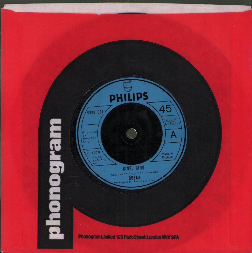 Rozza/Telephone Orchestra - Ring, Ring / Ring Theme - 7 Inch