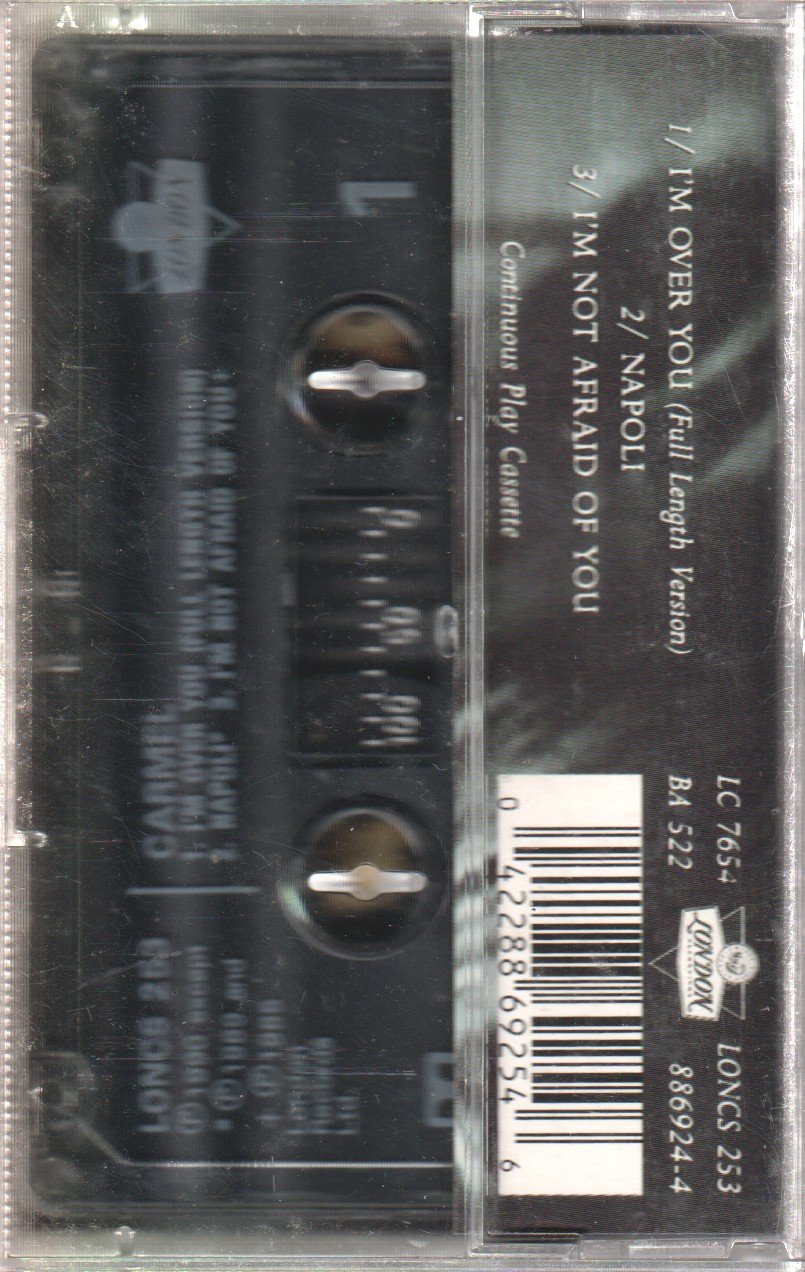 Carmel (80'S Female Vocal) - I'm Over You - Cassette