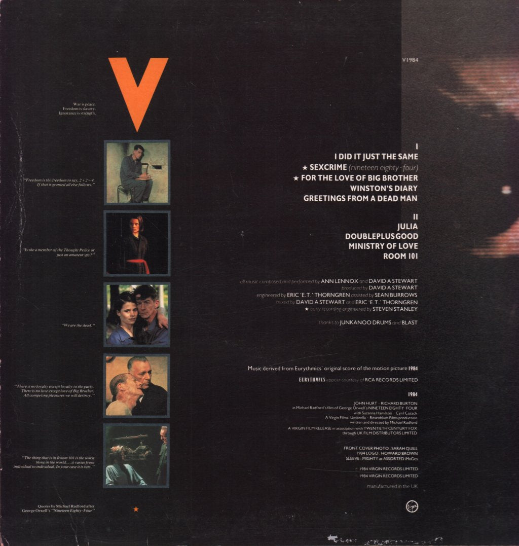 Eurythmics - 1984 - Lp