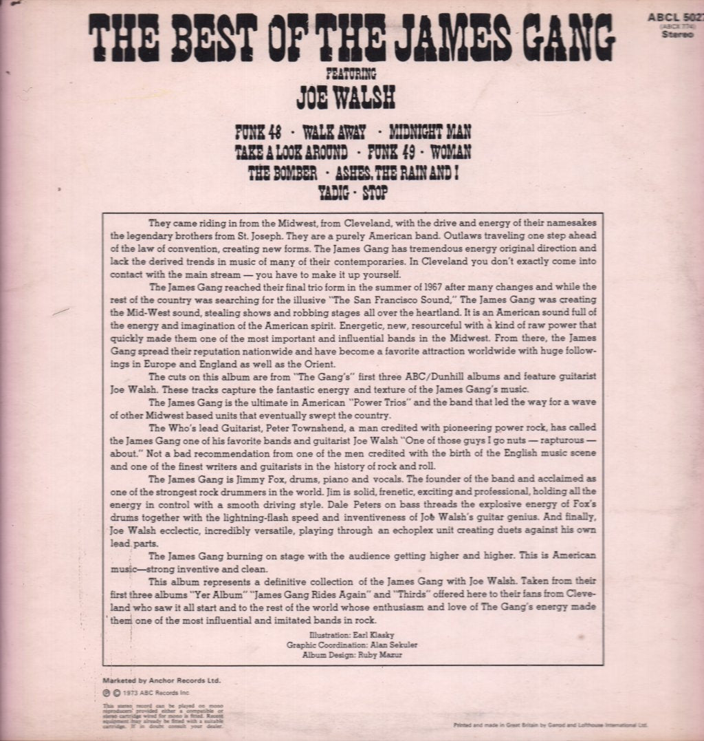 James Gang - Best Of - Lp