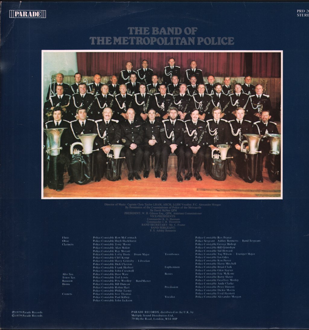 Band Of The Metropolitan Police - 1929-1979 Metropolitan Police 150 Years - Lp