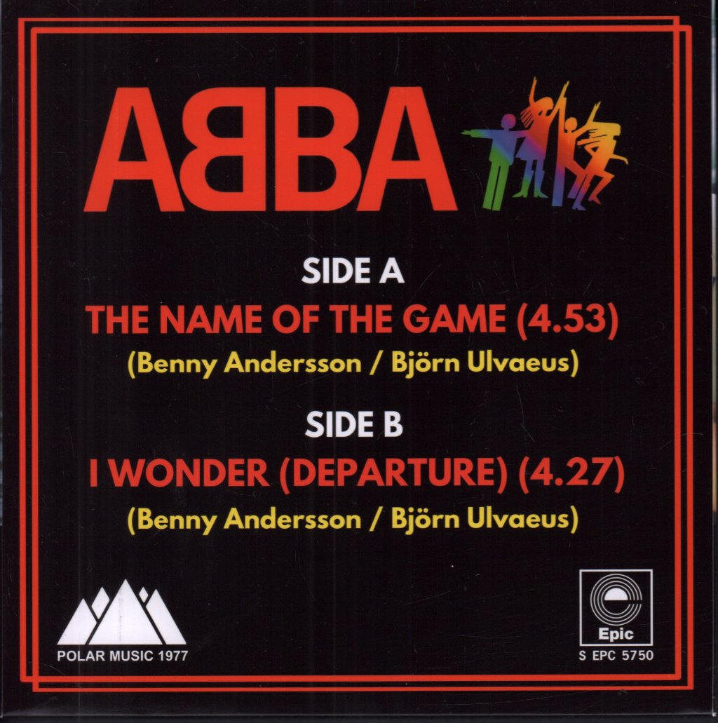 ABBA - Name Of The Game - 7 Inch