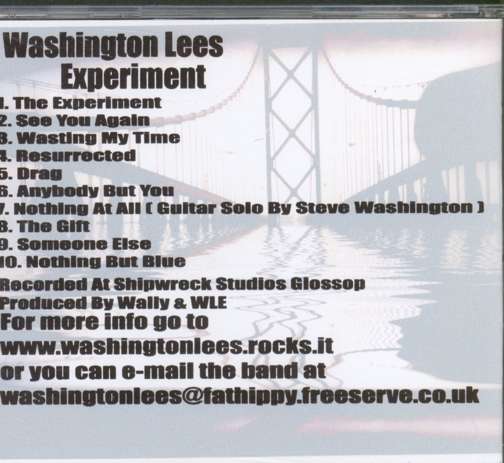 Washington Lees Experiment - Washington Lees Experiment - Cd