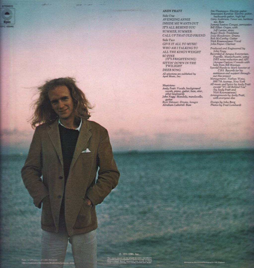 Andy Pratt - Andy Pratt - Lp