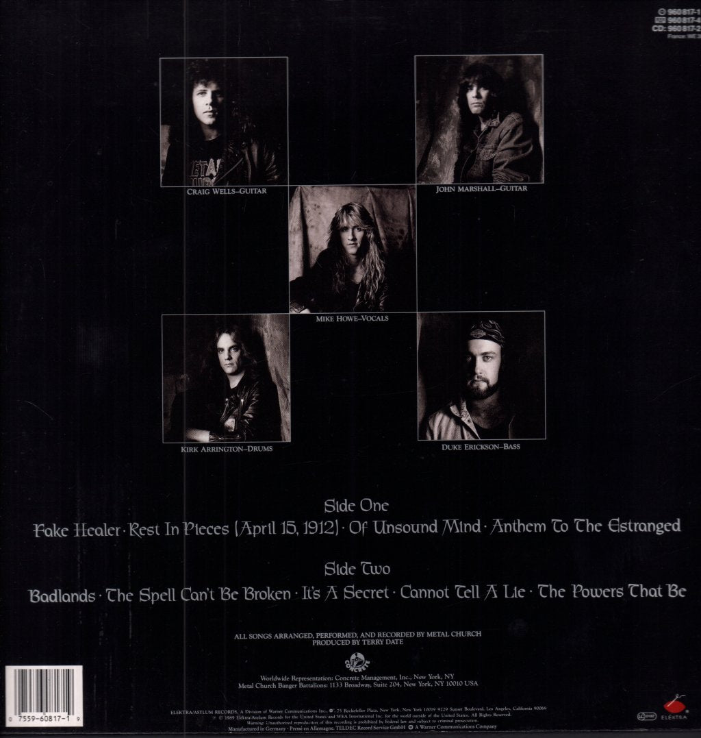 Metal Church - Blessing In Disguise - Lp