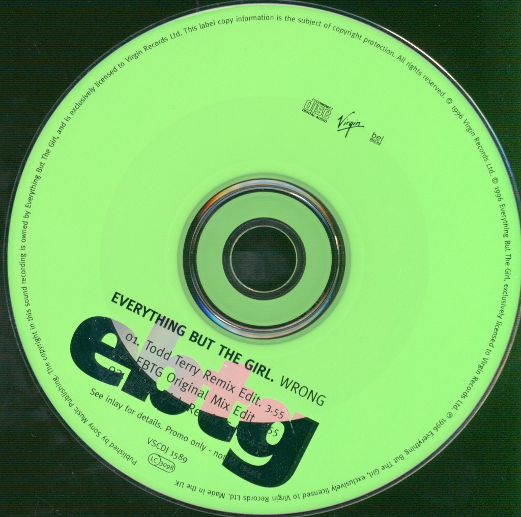 Everything But The Girl - Wrong - Cd