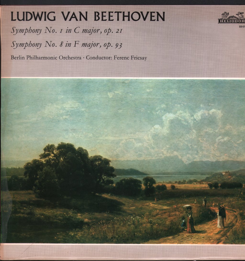Ferenc Fricsay / Berlin Philharmonic Orchestra - Beethoven - Symphony No.1 & No.8 - Lp