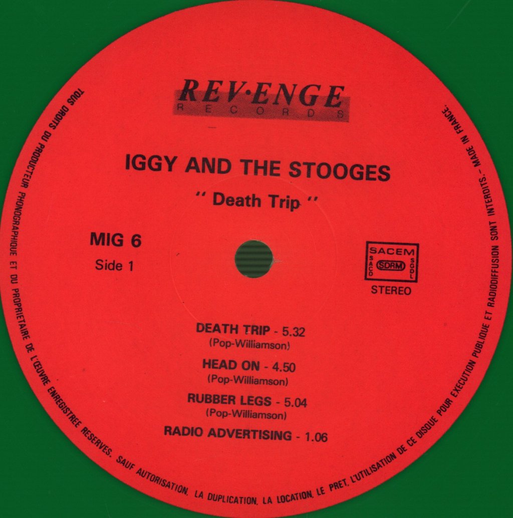 Iggy And The Stooges - Death Trip - Lp