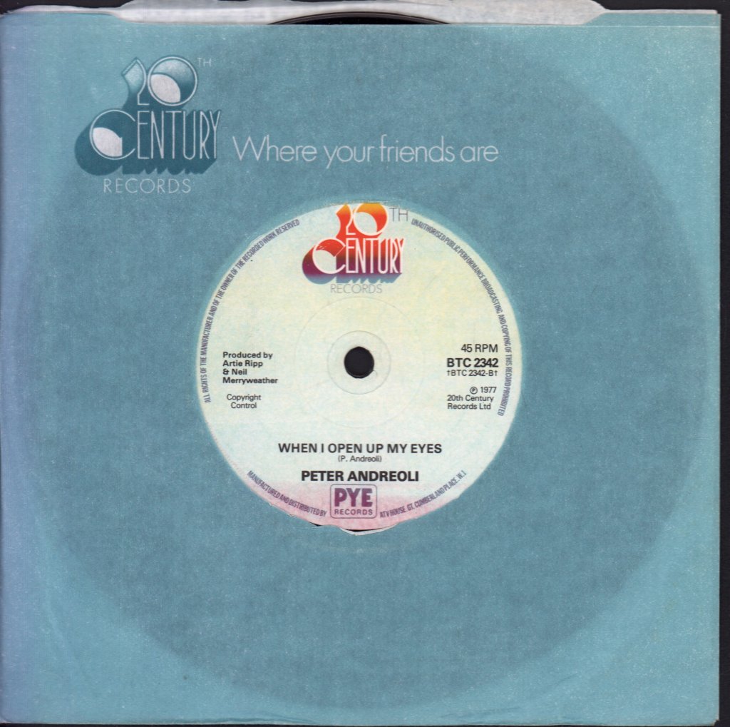 Peter Andreoli - Mind Excursion - 7 Inch