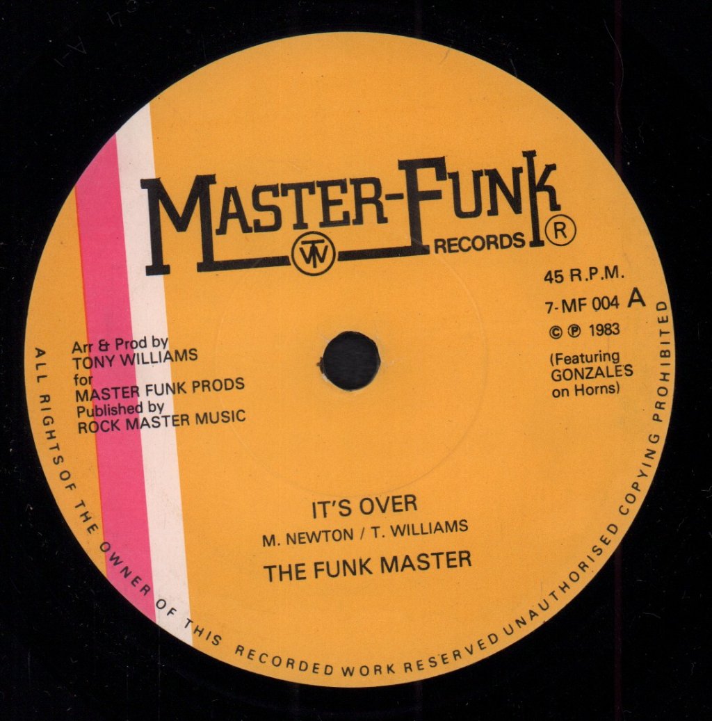 Funk Master - It's Over - 7 Inch