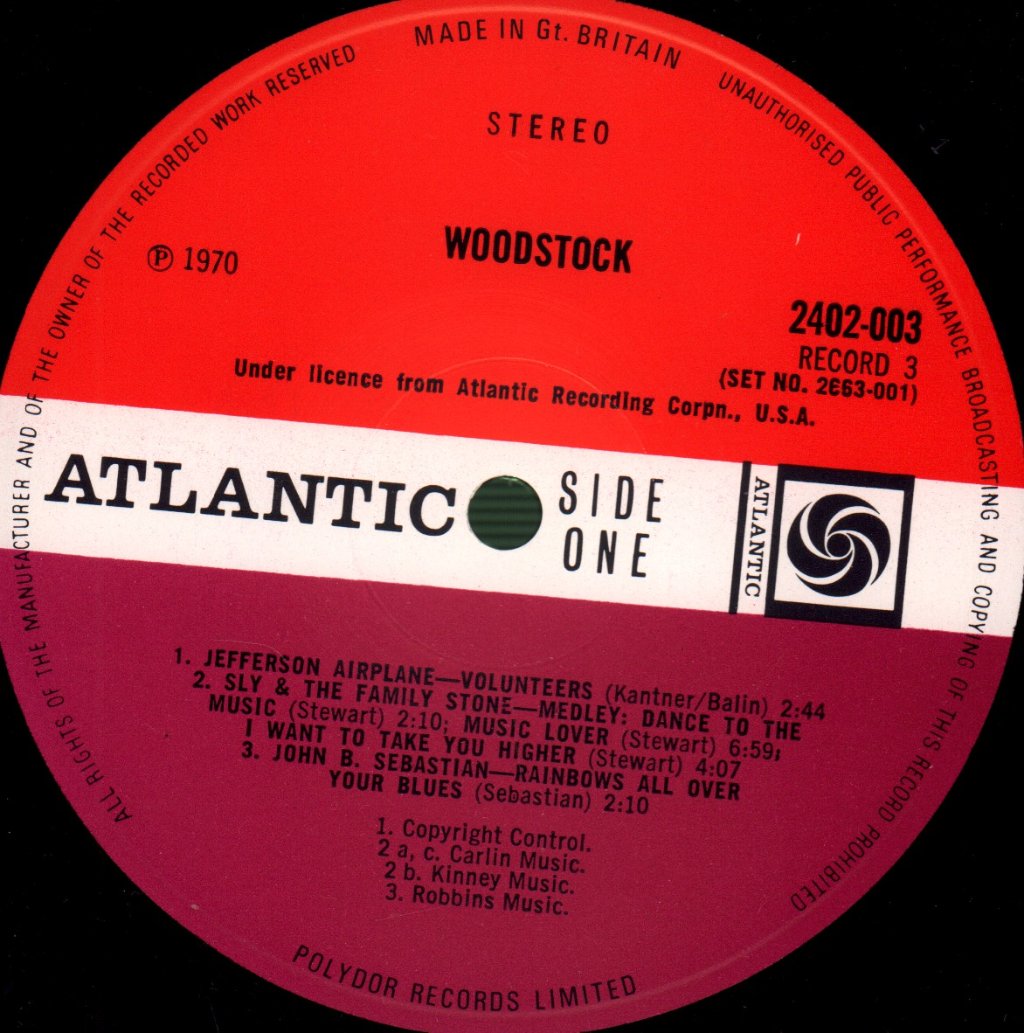 Various Artists - Woodstock - Music From The Original Soundtrack And More - Triple Lp