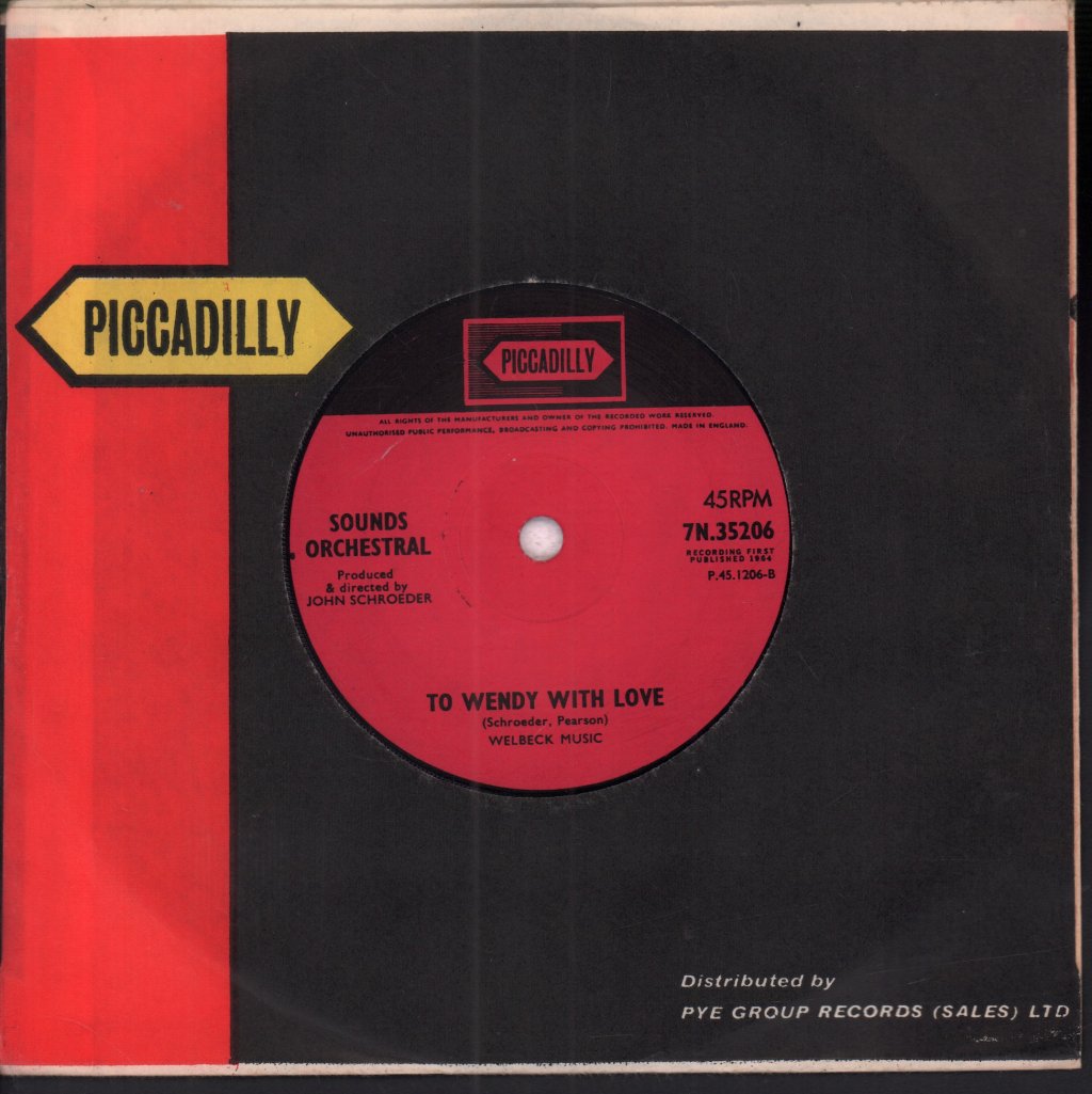 Sounds Orchestral - Cast Your Fate To The Wind - 7 Inch