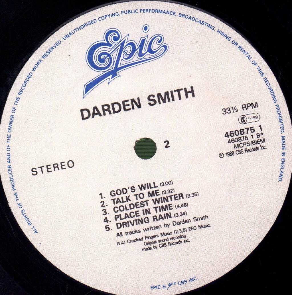 Darden Smith - Darden Smith - Lp