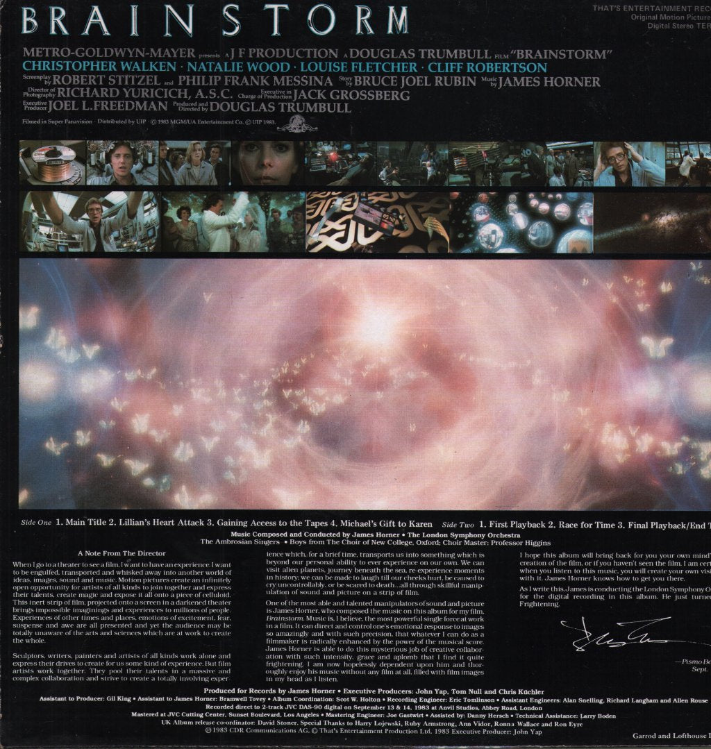 James Horner - Brainstorm (Original Motion Picture Score) - Lp