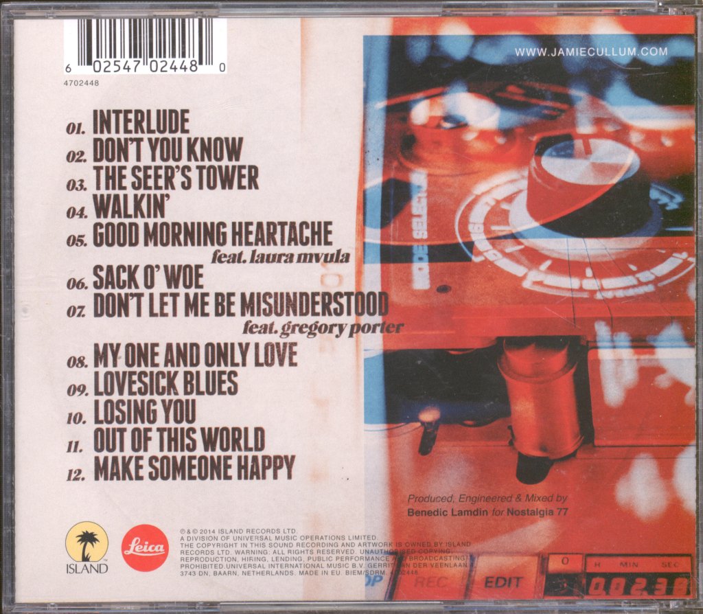 Jamie Cullum - Interlude - Cd