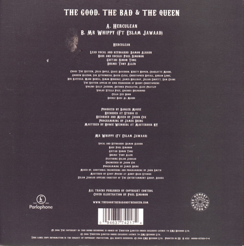 Good The Bad And The Queen - Herculean - 7 Inch