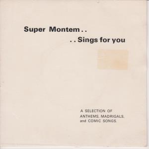 Super Montem - Sings For You - 7 Inch