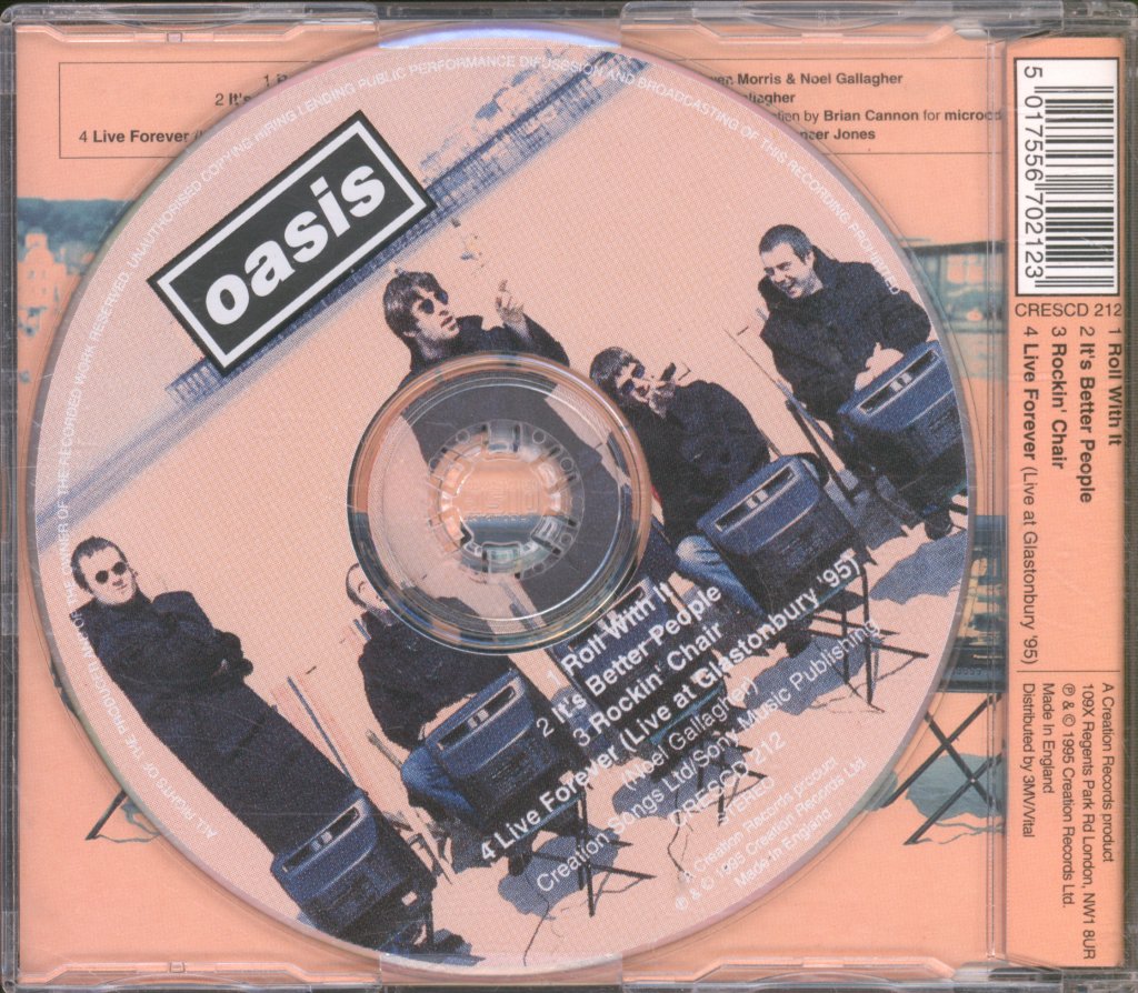 Oasis - Roll With It - Cd