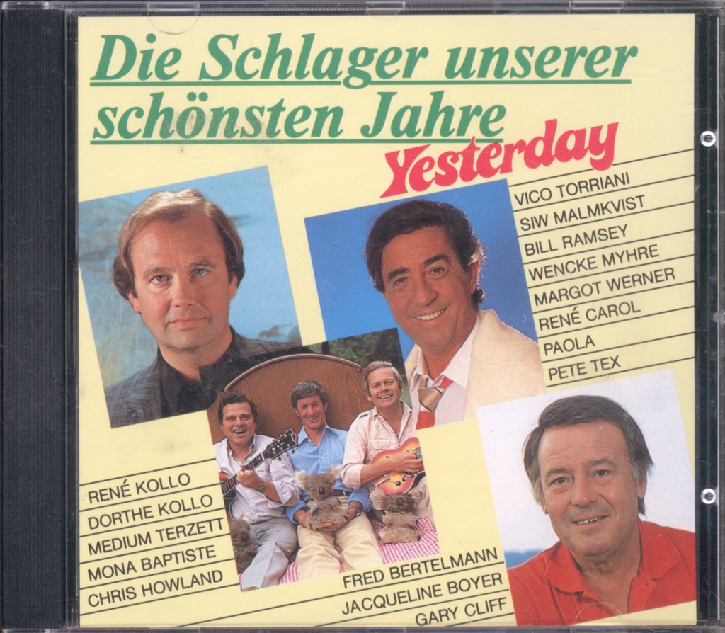 Various Artists - Die Schlager Unserer Schonster Jahre Yesterday - Cd