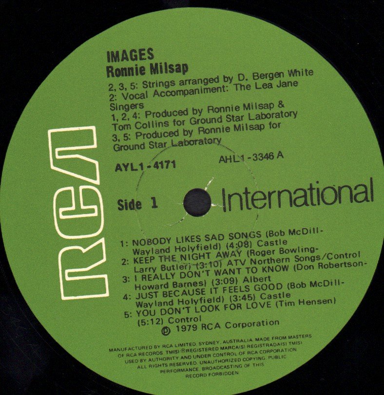 Ronnie Milsap - Images - Lp