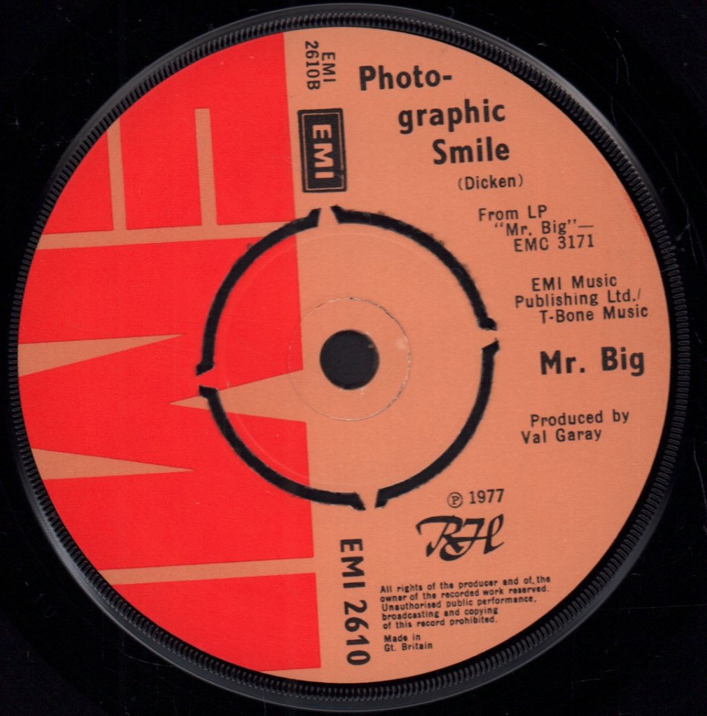 Mr Big (70'S Group) - Feel Like Calling Home - 7 Inch