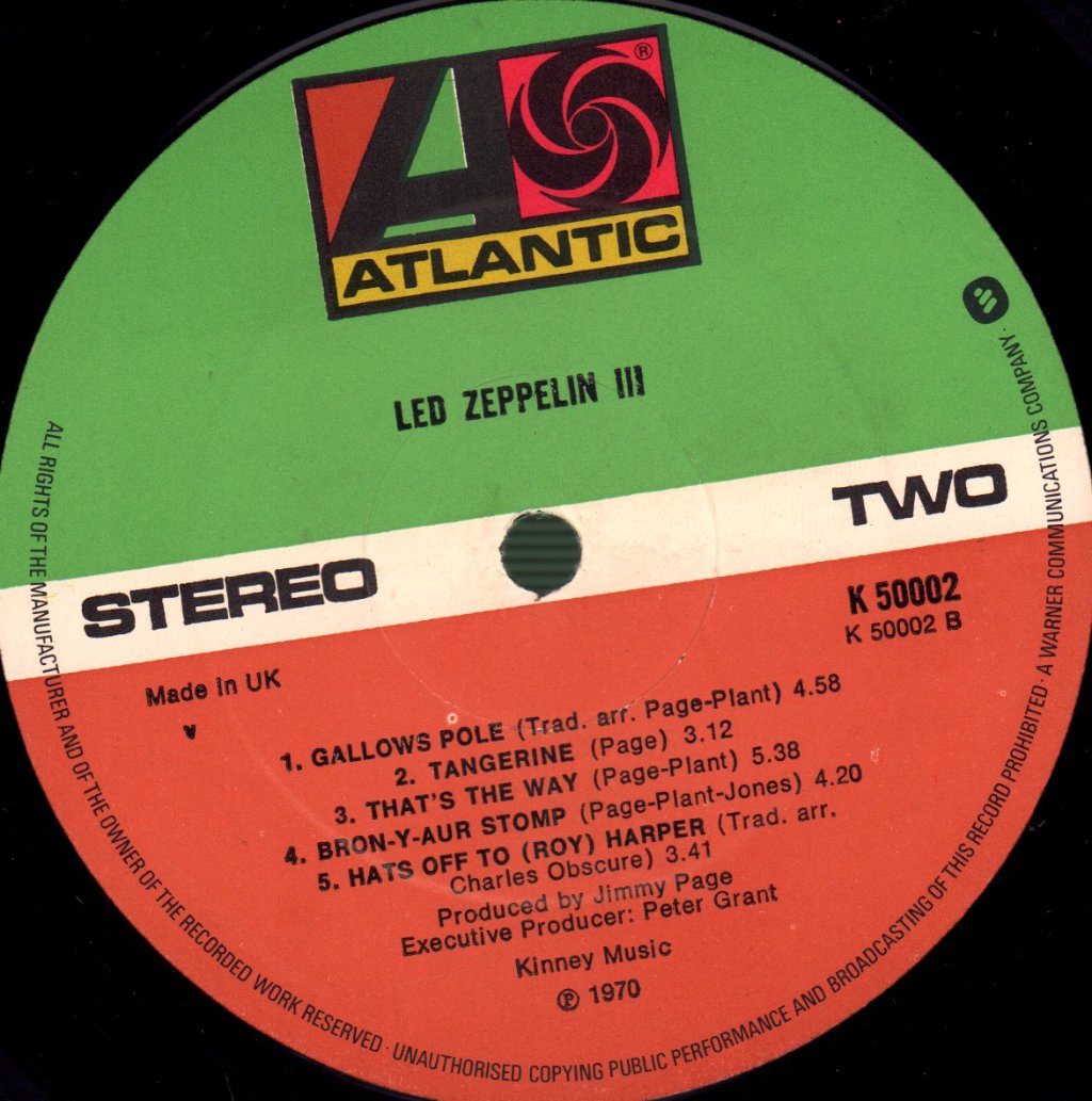 Led Zeppelin - 3 - Lp