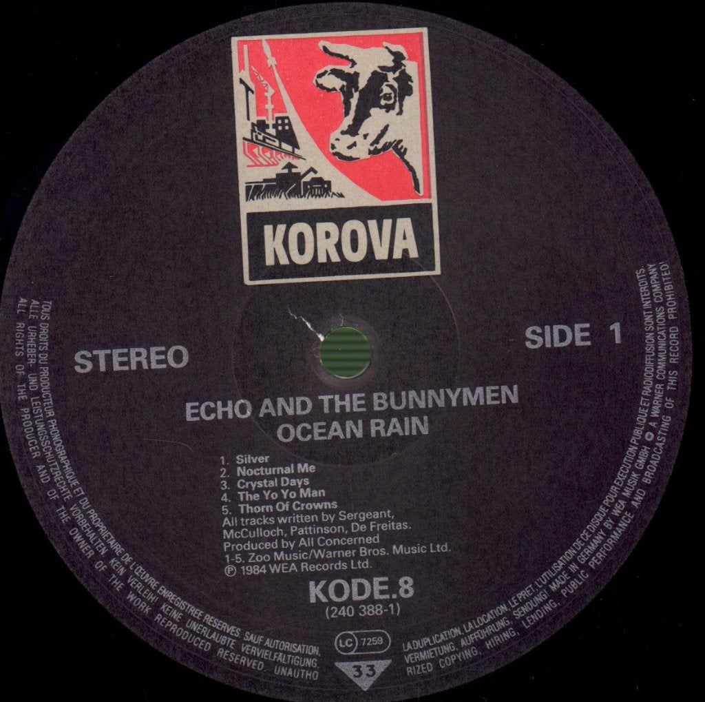 Echo And The Bunnymen - Ocean Rain - Lp