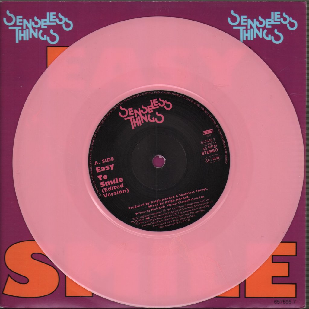 Senseless Things - Easy To Smile - 7 Inch