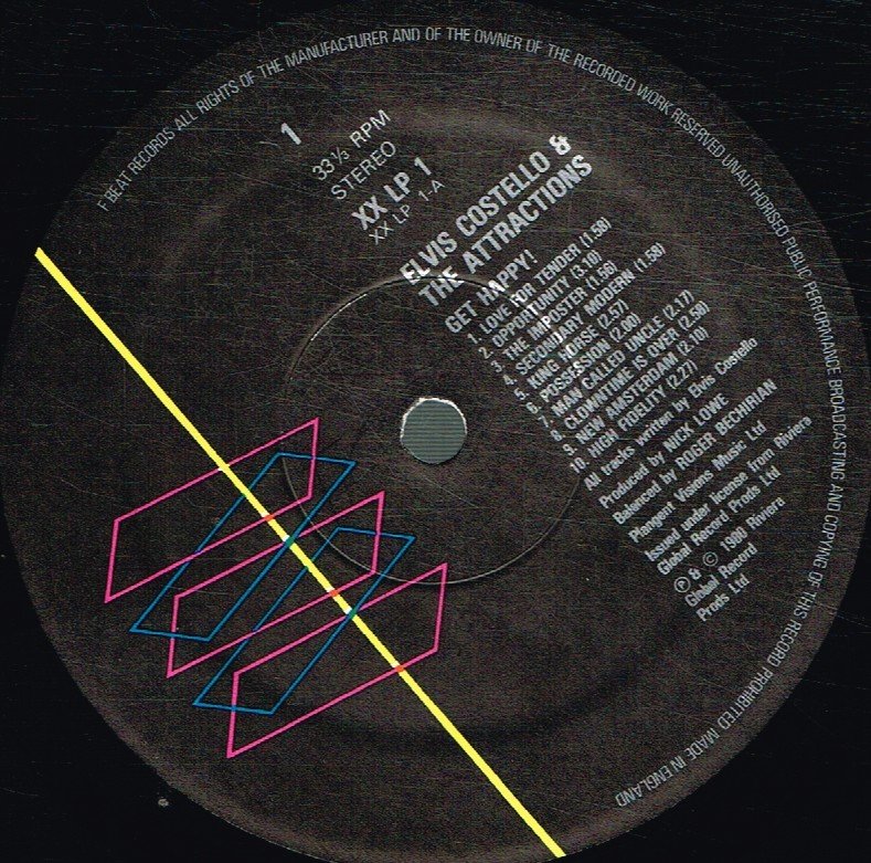 Elvis Costello - Get Happy - Lp