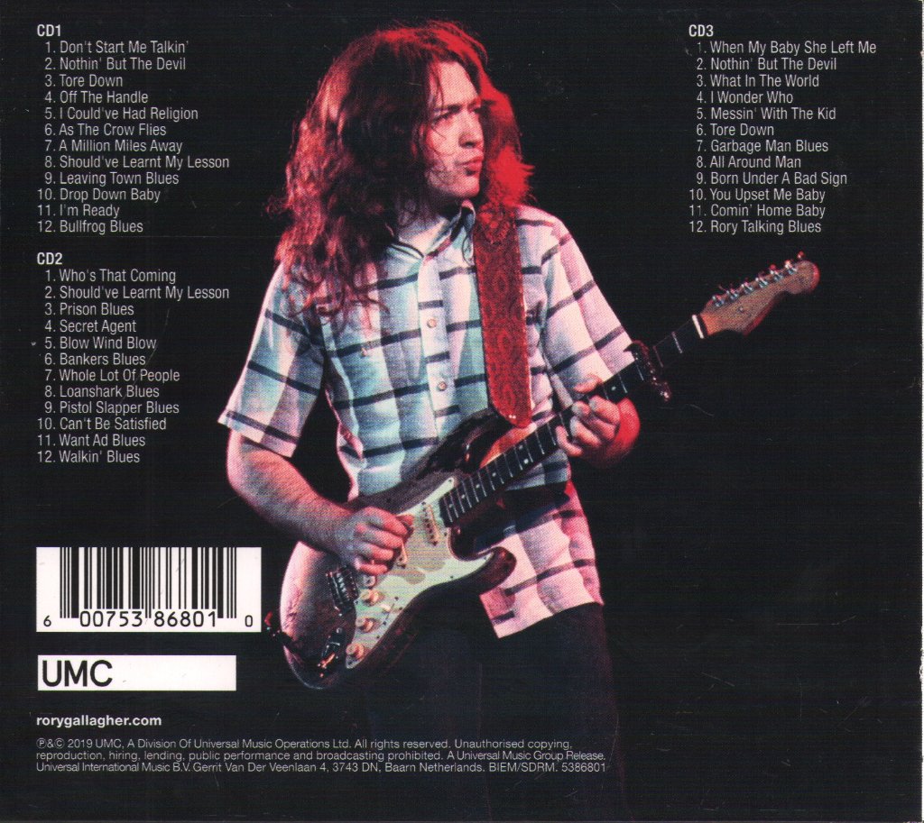 Rory Gallagher - Blues - Cd Set