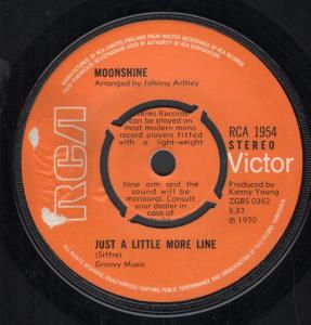 Moonshine (70'S Pop) - Just A Little More Line - 7 Inch