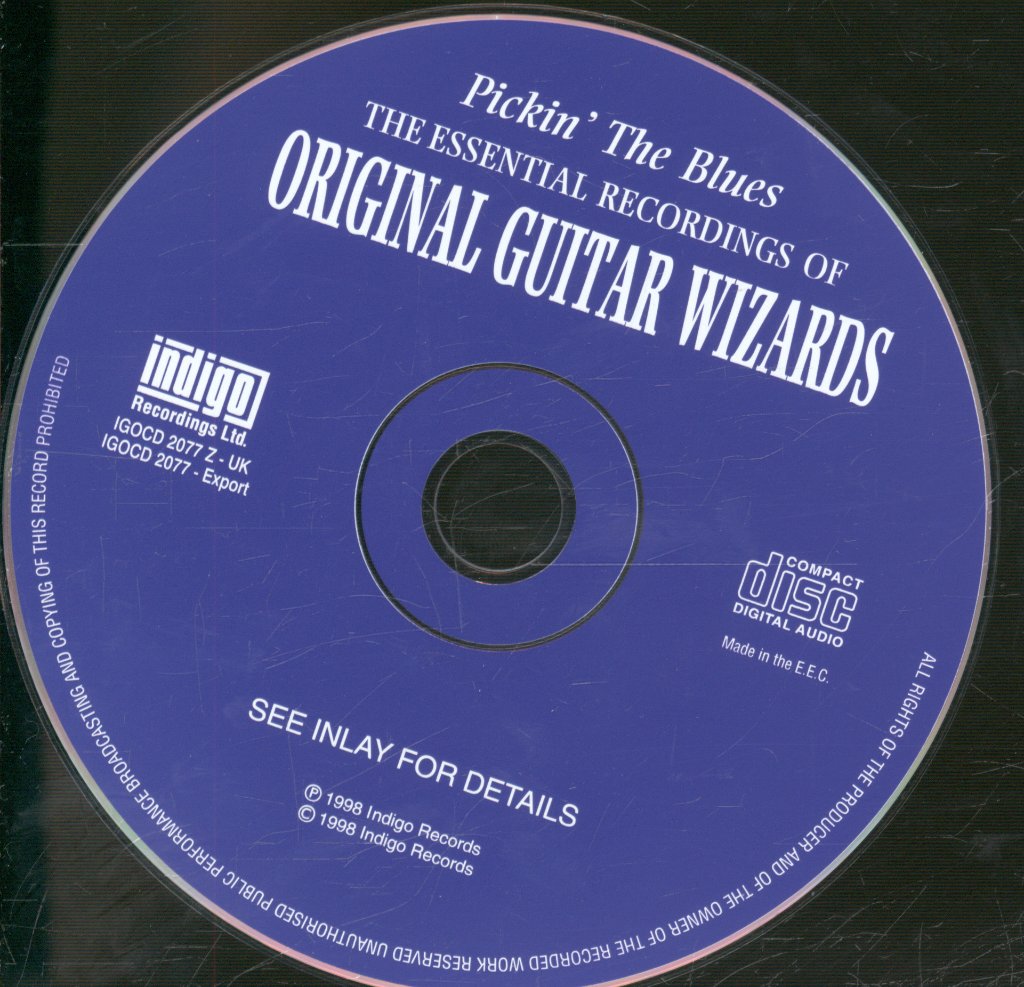 Various Artists - Pickin' The Blues The Essential Recordings Of Original Guitar Wizards - Cd