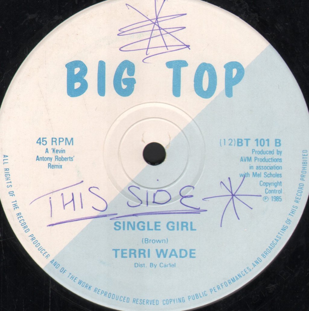 Terri Wade - Single Girl - 12 Inch