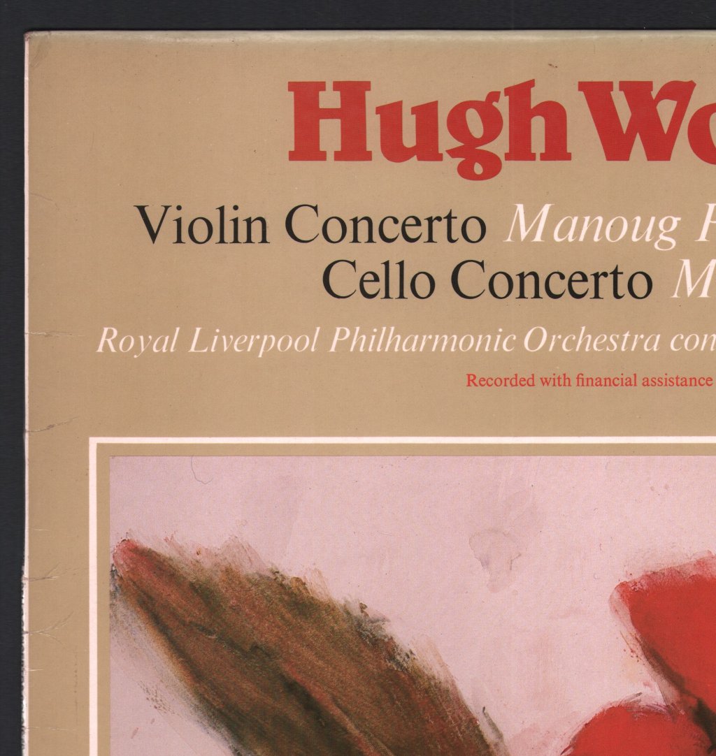 Manoug Parikian / Moray Welsh / Royal Liverpool Philharmonic Orchestra - Hugh Wood - Violin Concerto / Cello Concerto - Lp