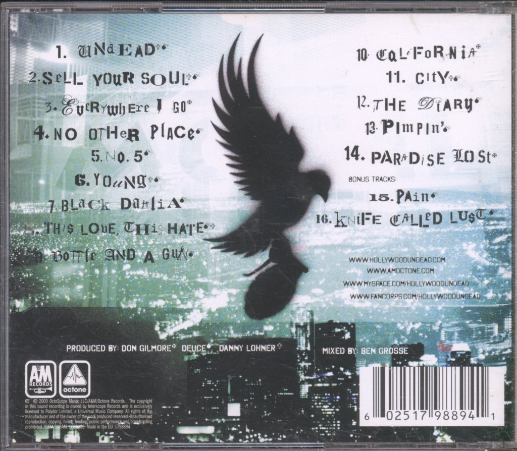 Hollywood Undead - Swan Songs - Cd