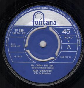 Nana Mouskouri - My Friend The Sea - 7 Inch