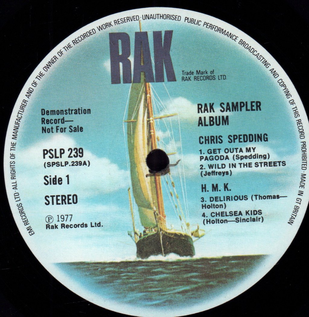 Various Artists - Rak Sampler Album - Lp