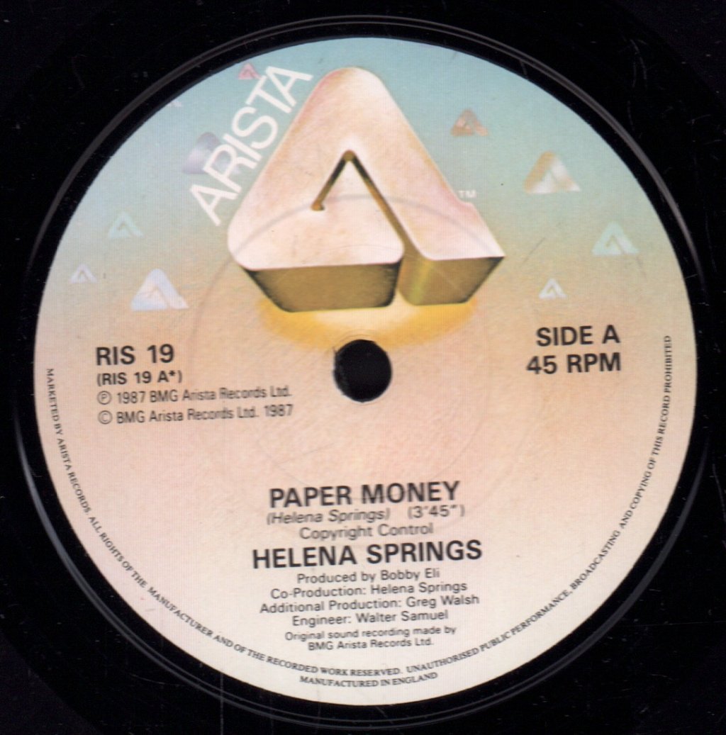 Helena Springs - Paper Money - 7 Inch