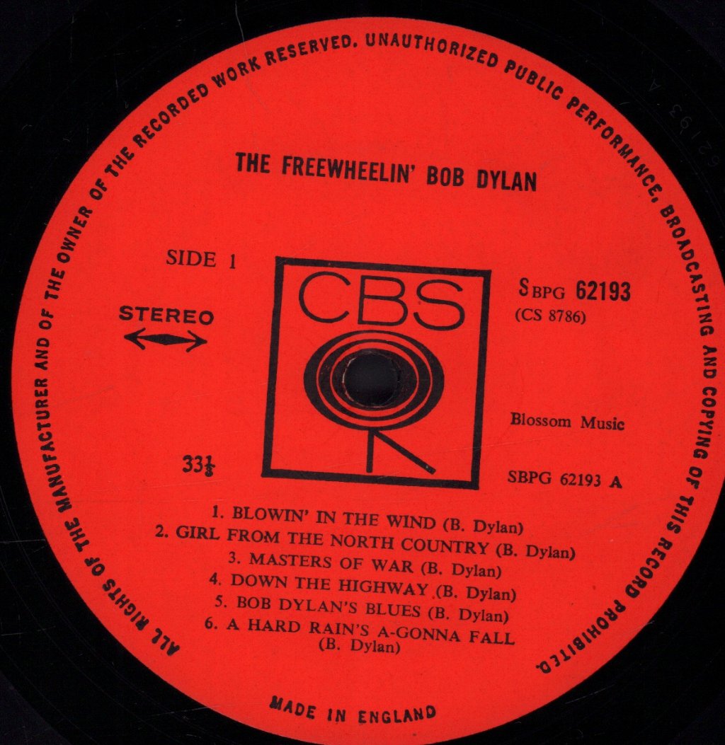 Bob Dylan - Freewheelin' - Lp