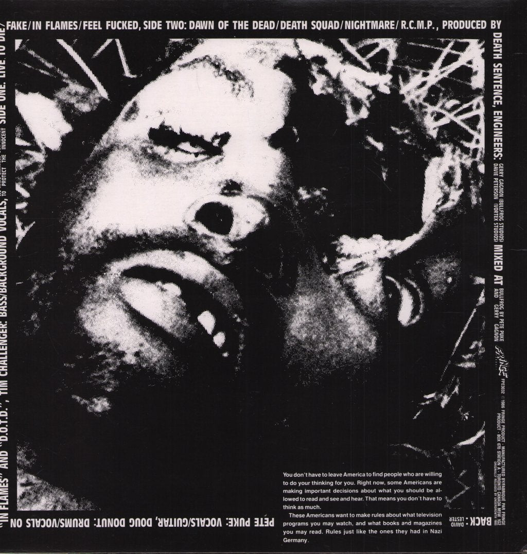 Death Sentence - Not A Pretty Sight - Lp