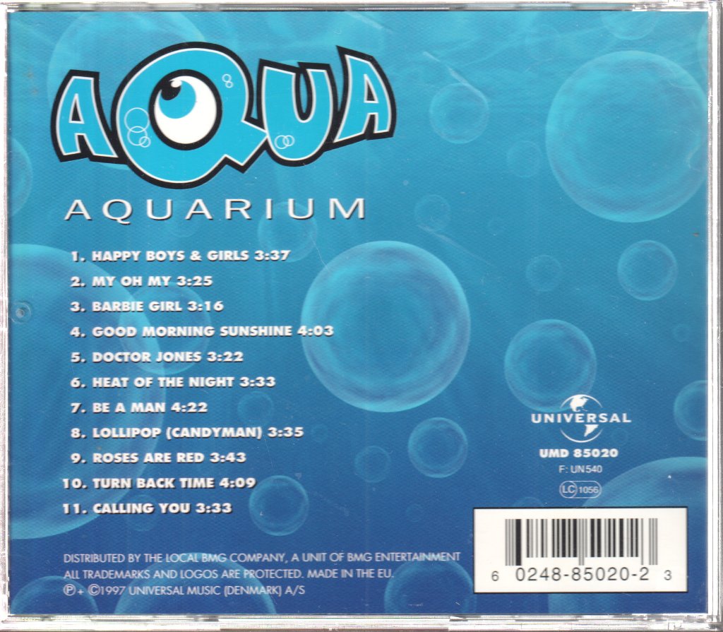 Aqua - Aquarium - Cd