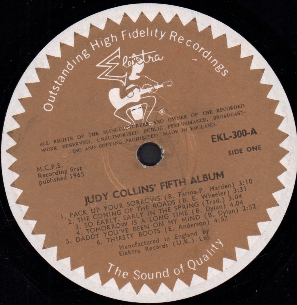 Judy Collins - Judy Collins' Fifth Album - Lp