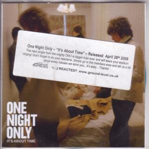 One Night Only - It's About Time - Cdr