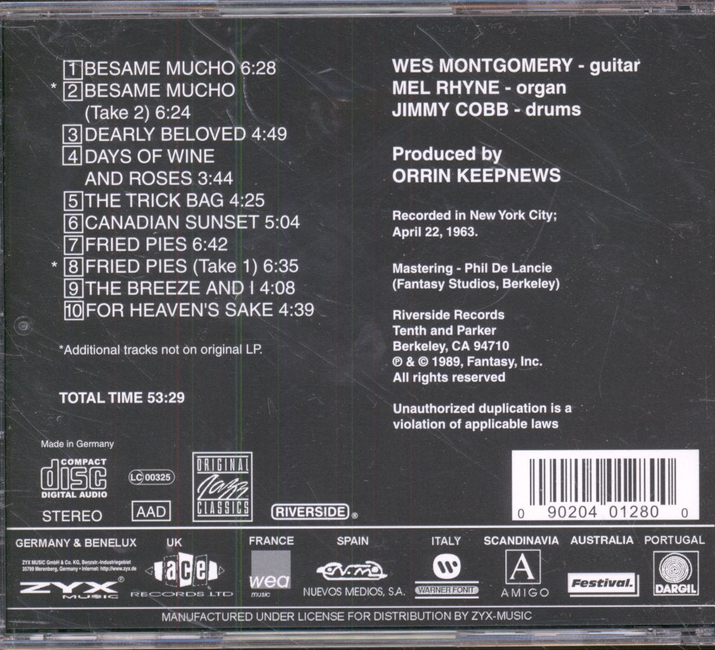 Wes Montgomery - Boss Guitar - Cd