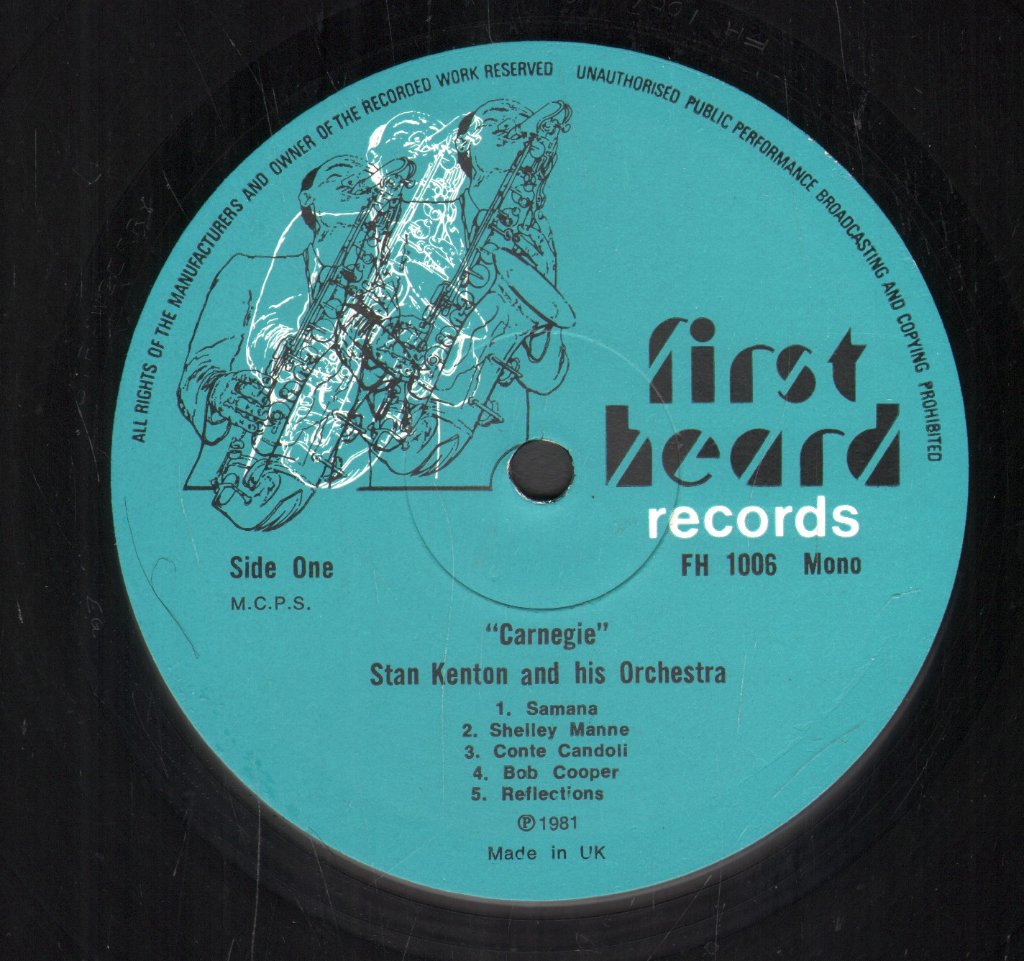 Stan Kenton And His Orchestra - Carnegie - Lp