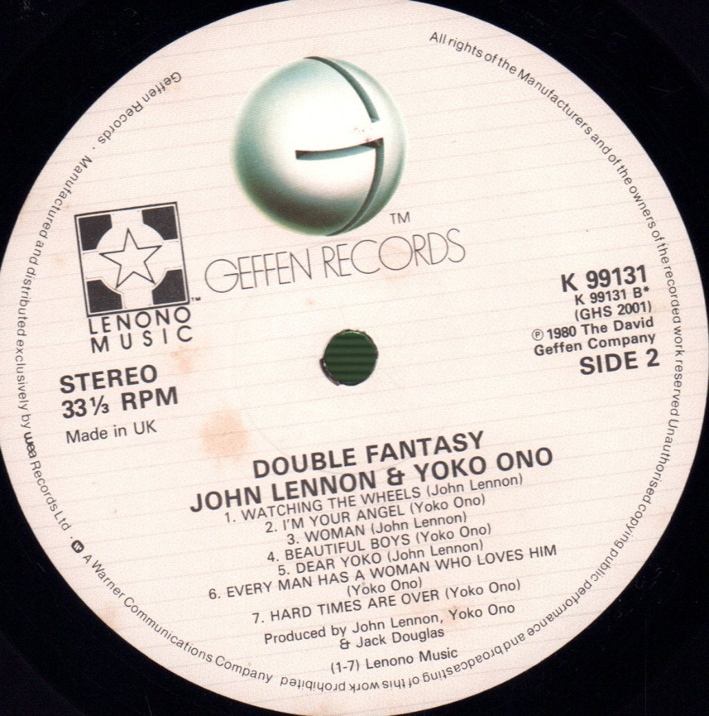 John Lennon And Yoko Ono - Double Fantasy - Lp