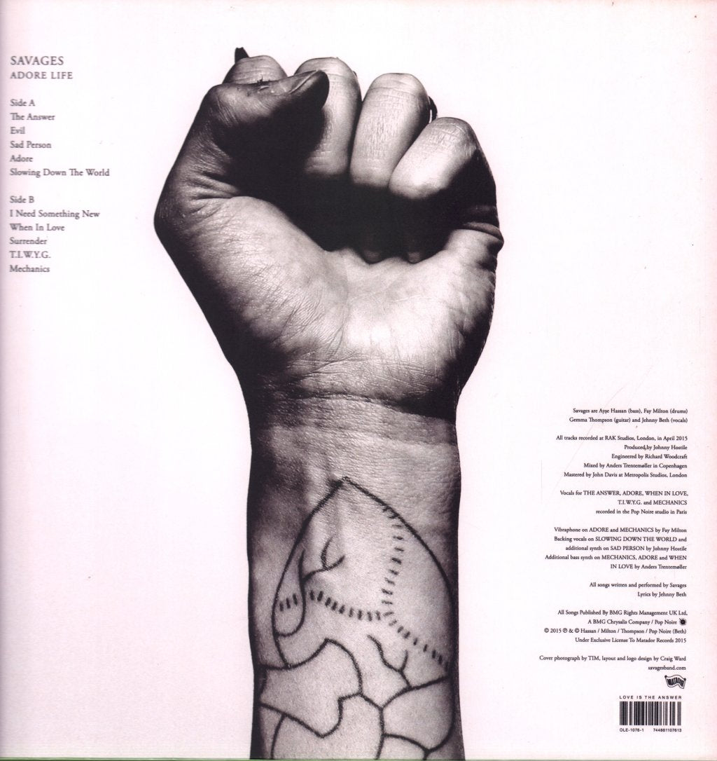 Savages - Adore Life - Lp